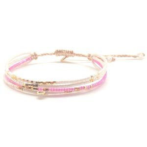 Bracelet miyuki B23 White Lotus