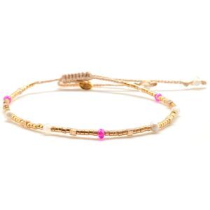 Bracelet miyuki B27 White Lotus