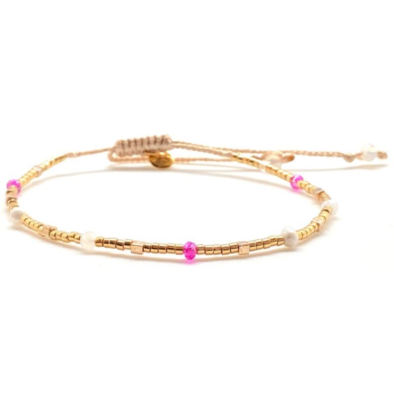 Bracelet miyuki B27 White Lotus