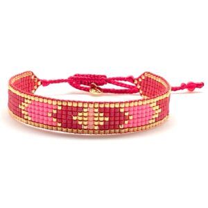 Bracelet miyuki B28 Cerise Garden