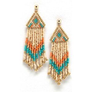 Miyuki Earrings E03 Mystic Sunrise