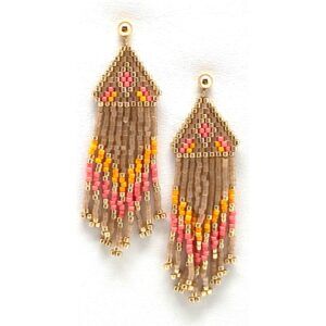 Miyuki Earrings E03 Champagne