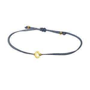 Letter Bracelet Blue
