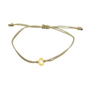 Letter Bracelet Gold