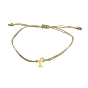 Letter Bracelet Gold