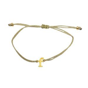 Letter Bracelet Gold