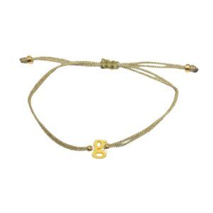 Letter Bracelet Gold