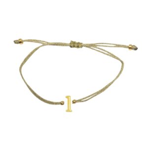 Letter Bracelet Gold
