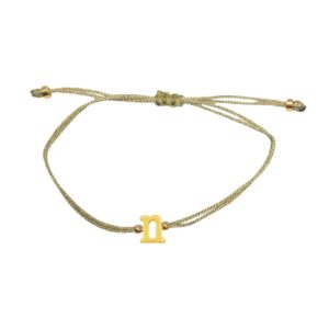 Letter Bracelet Gold