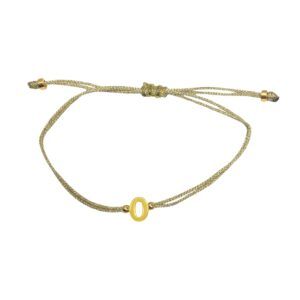 Letter Bracelet Gold