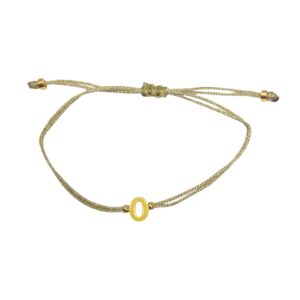 Letter Bracelet Gold