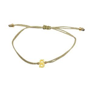 Letter Bracelet Gold
