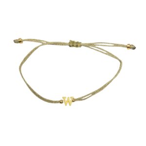 Letter Bracelet Gold