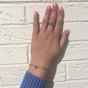 Letter Bracelet Gold