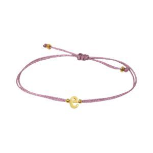 Letter Bracelet Pink