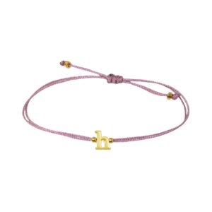 Letter Bracelet Pink