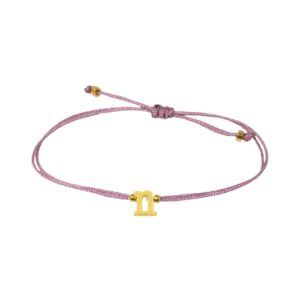 Letter Bracelet Pink