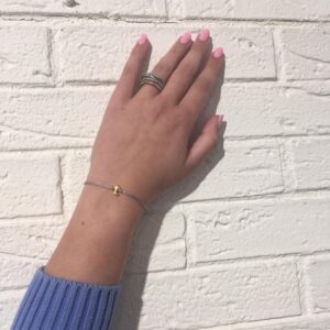 Letter Bracelet Pink