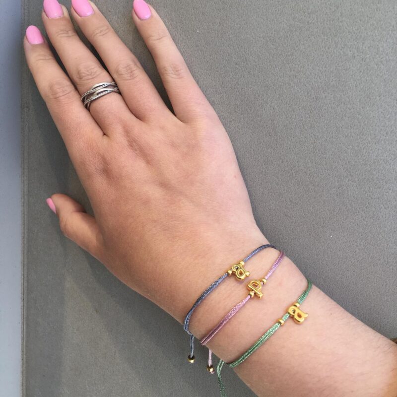 Letter Bracelet Pink - Imagen 2