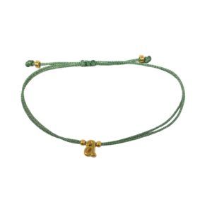 Letter Bracelet Green
