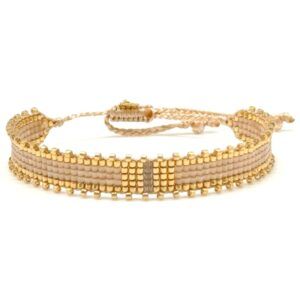 Bracelet miyuki B03 Capuccino
