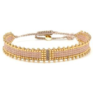 Bracelet miyuki B03 Powder Pink