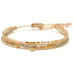 Bracelet miyuki B09 Cashmere