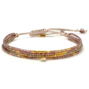 Bracelet miyuki B09 Lilac