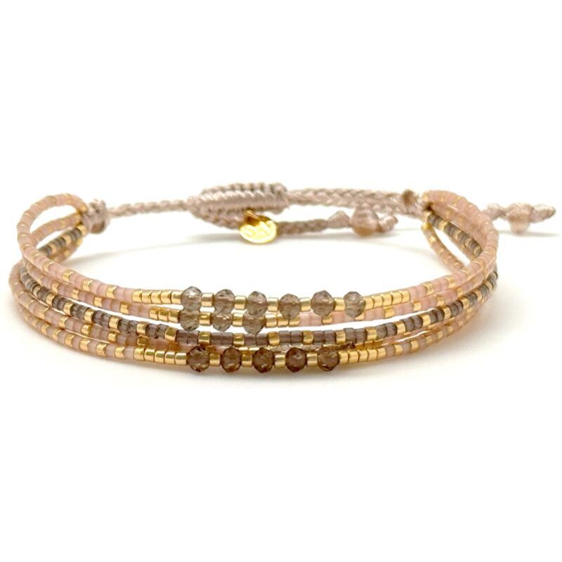 Bracelet miyuki B15 Powder Pink