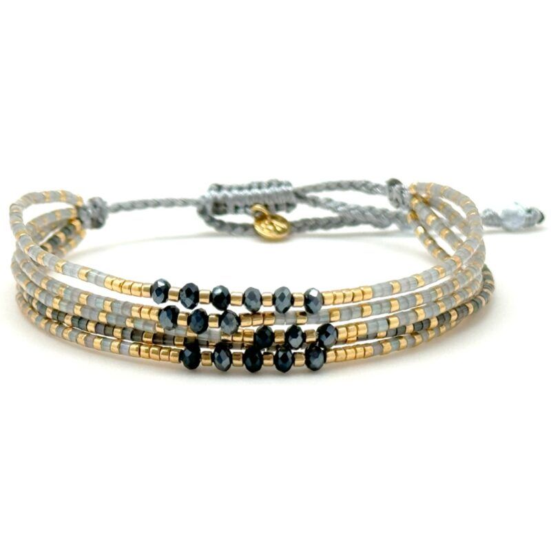 Bracelet miyuki B15 Stone Grey