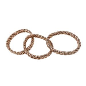 Pulsera Pan de Oro Trenzado - Cava