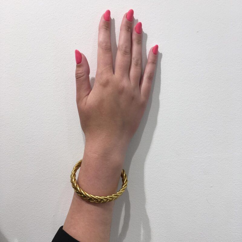 Pulsera Pan de Oro Trenzado - Oro - Imagen 2
