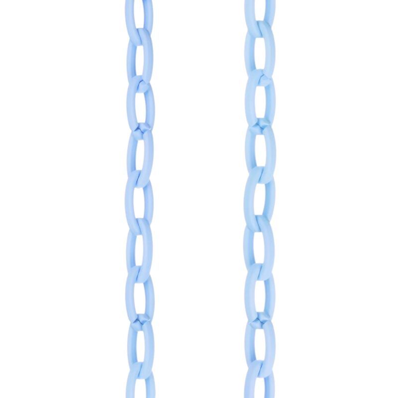 Chaine Zoe resine bleu lavande Mat - Imagen 2