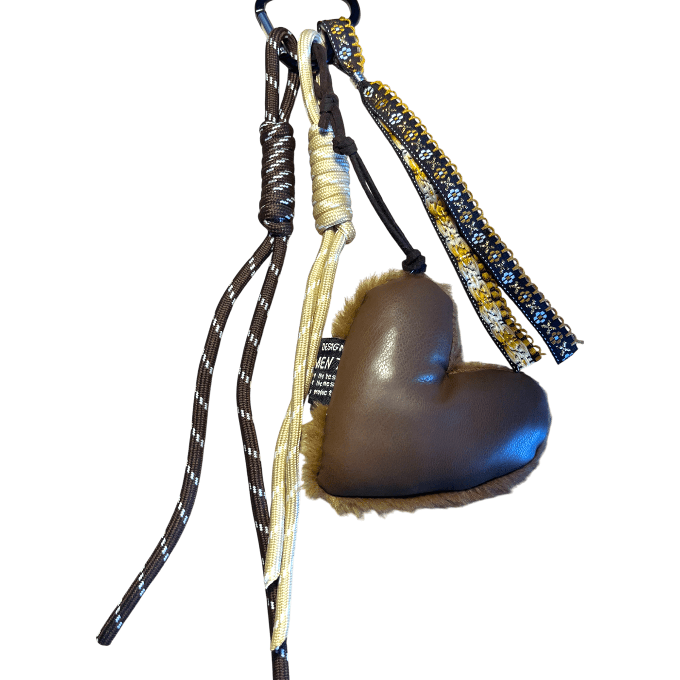 LEATHER FURRY HEARTH CHARM