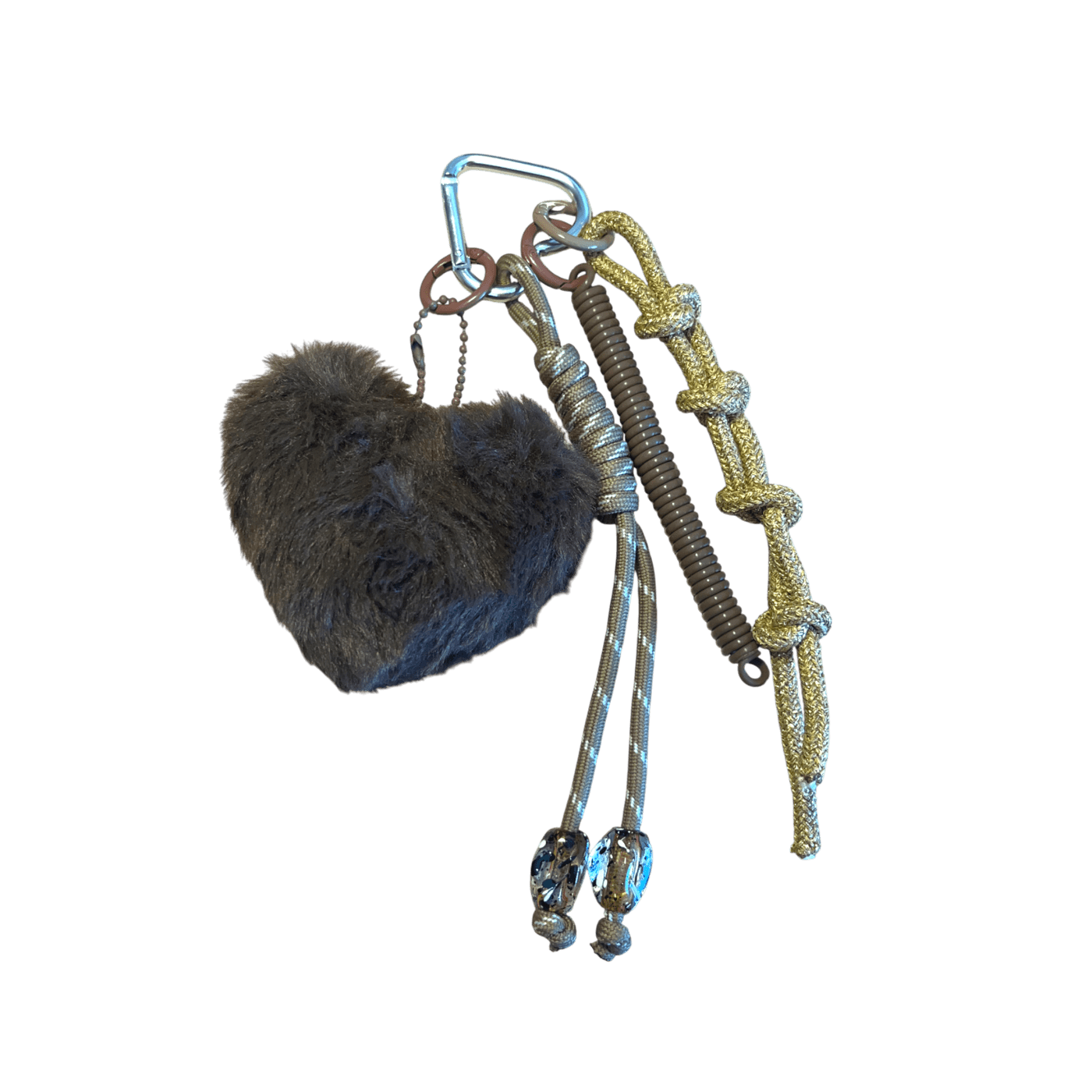 FURRY HEARTH BROWN CHARM