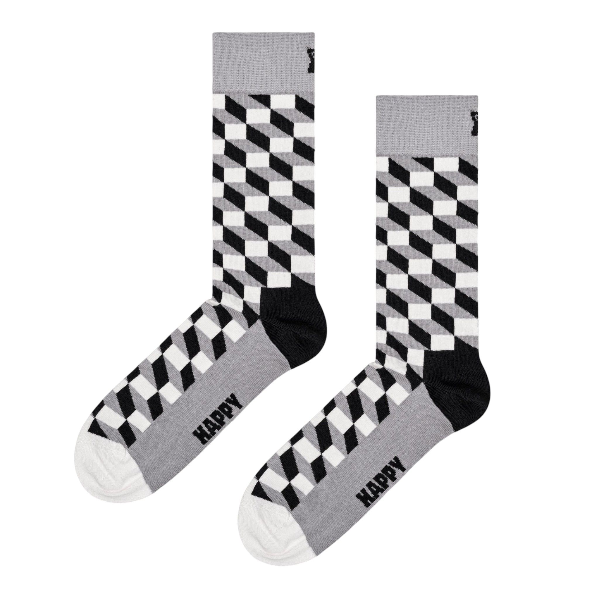 Filled optic black white