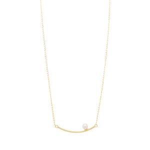 Collar japón Curva y perla