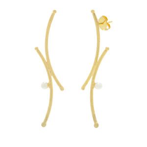 Arracades Japó Creuat 2 perles