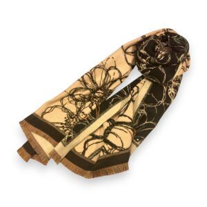 Bufanda flors Caramelo