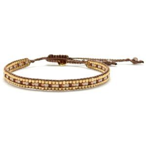 Bracelet miyuki B38 Woods brown